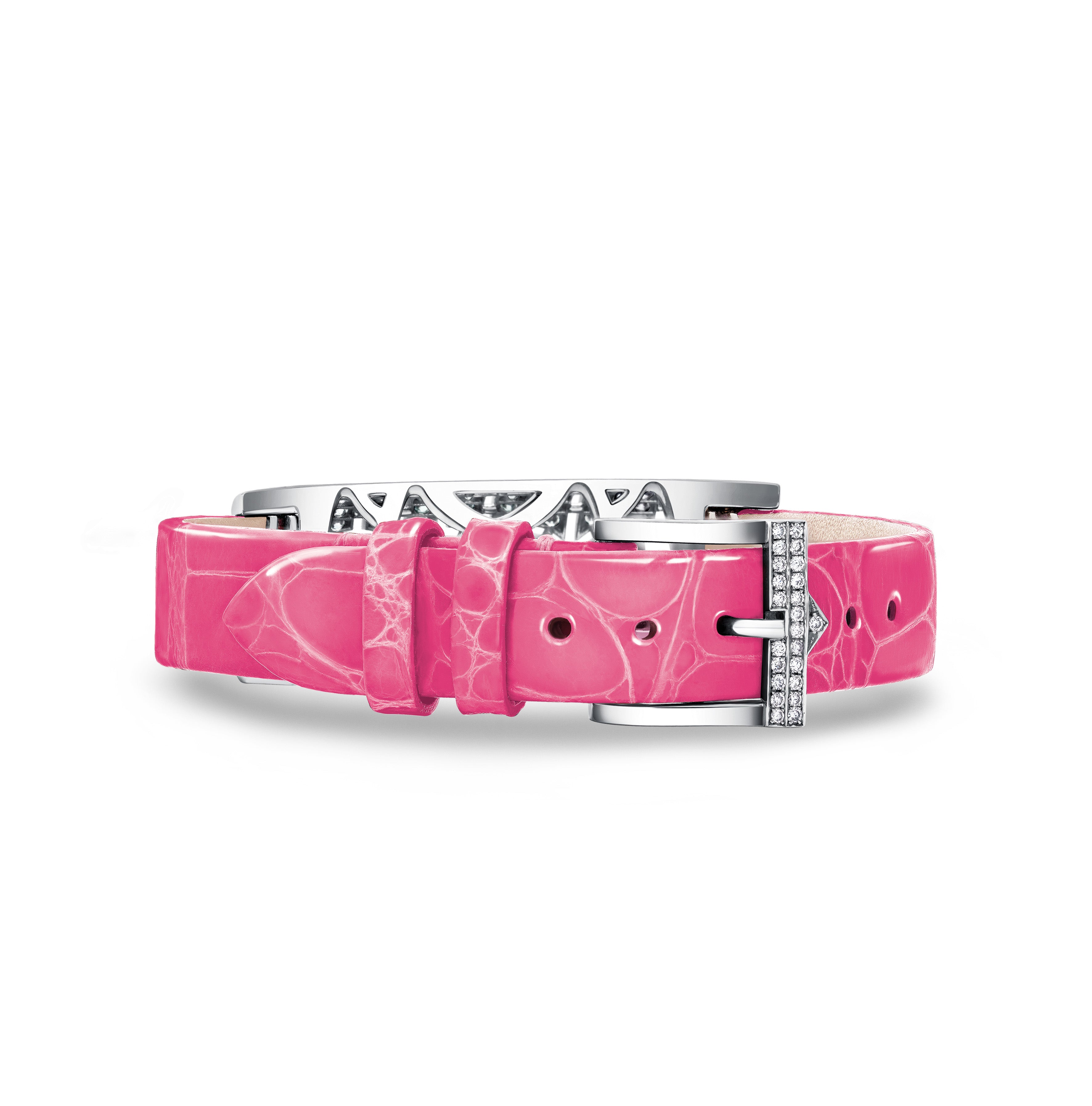 Art Deco Akari Diamonds Bracelet Light Pink