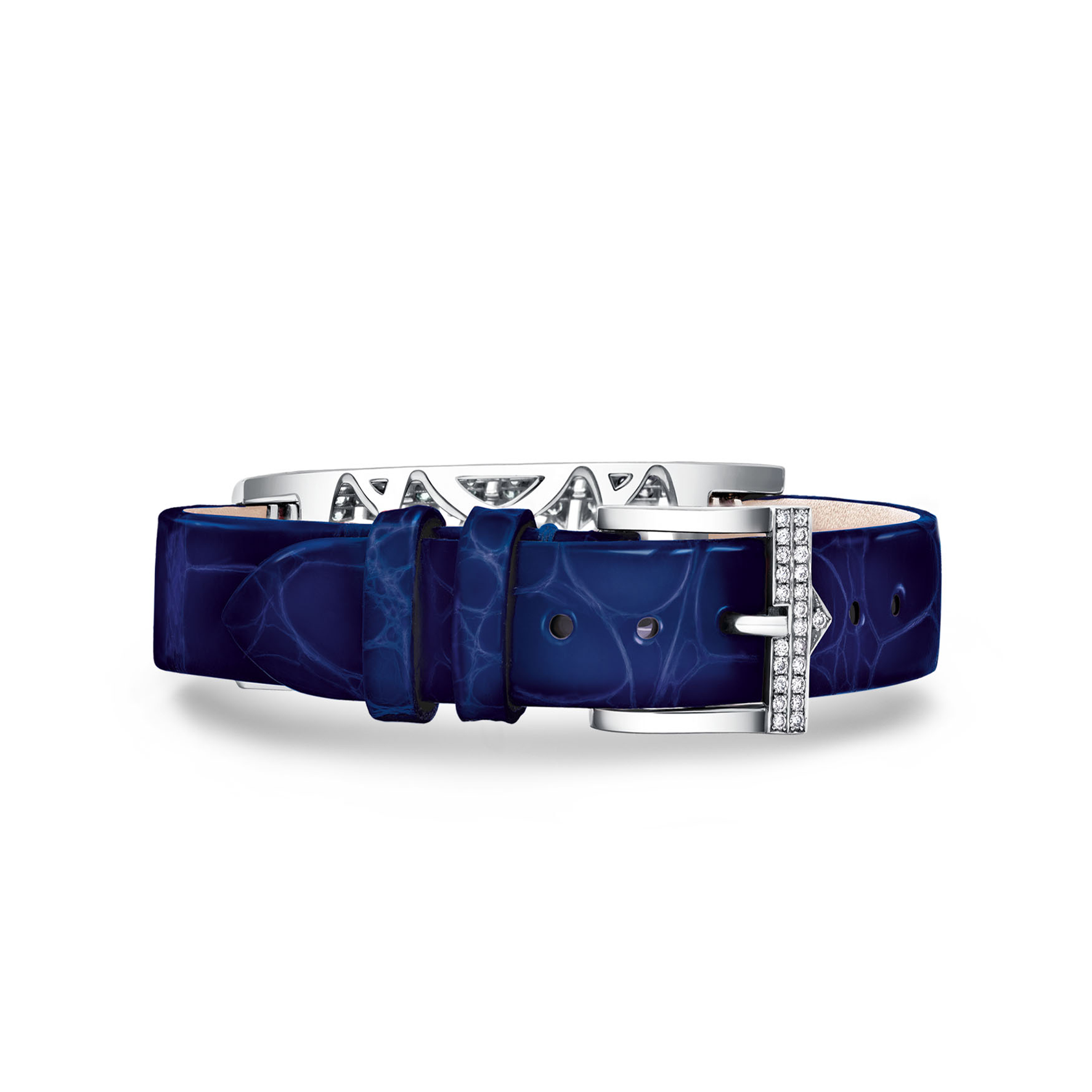 Art Deco Khalifa Diamonds Bracelet Blue