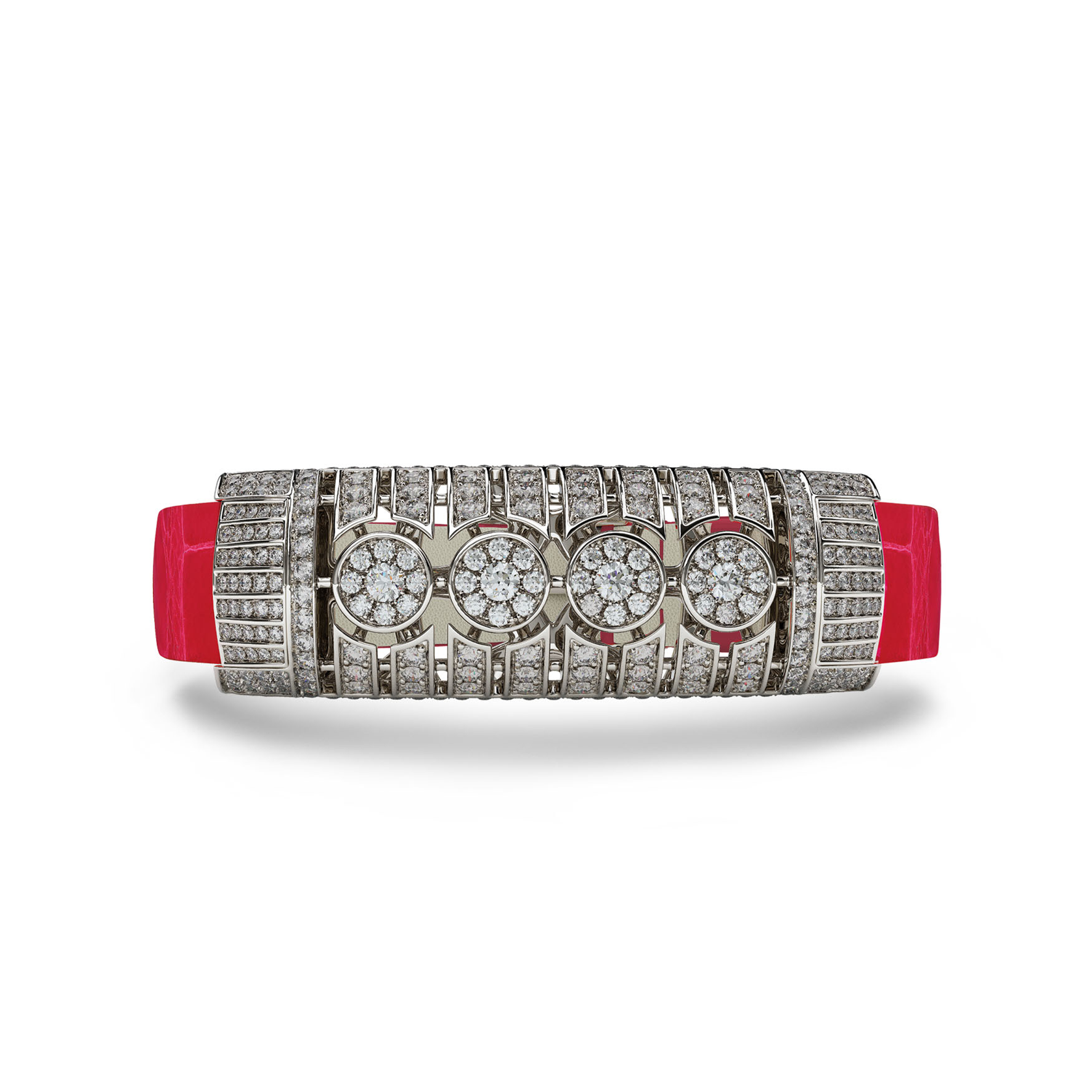 Art Deco Rivaan Diamonds Bracelet Pink