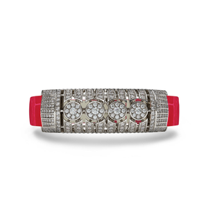 Art Deco Rivaan Diamonds Bracelet Pink