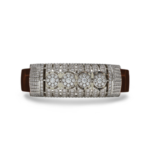 Art Deco Rivaan Diamonds Bracelet Brown