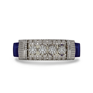 Art Deco Rivaan Diamonds Bracelet Blue