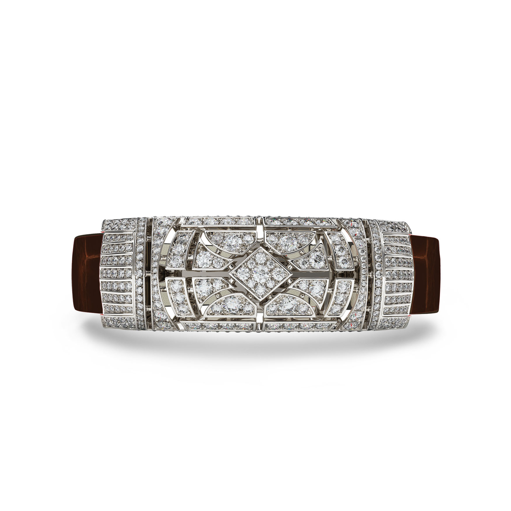 Art Deco Khalifa Diamonds Bracelet Brown