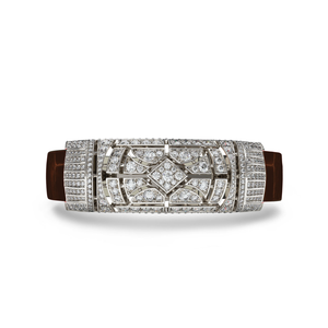 Art Deco Khalifa Diamonds Bracelet Brown