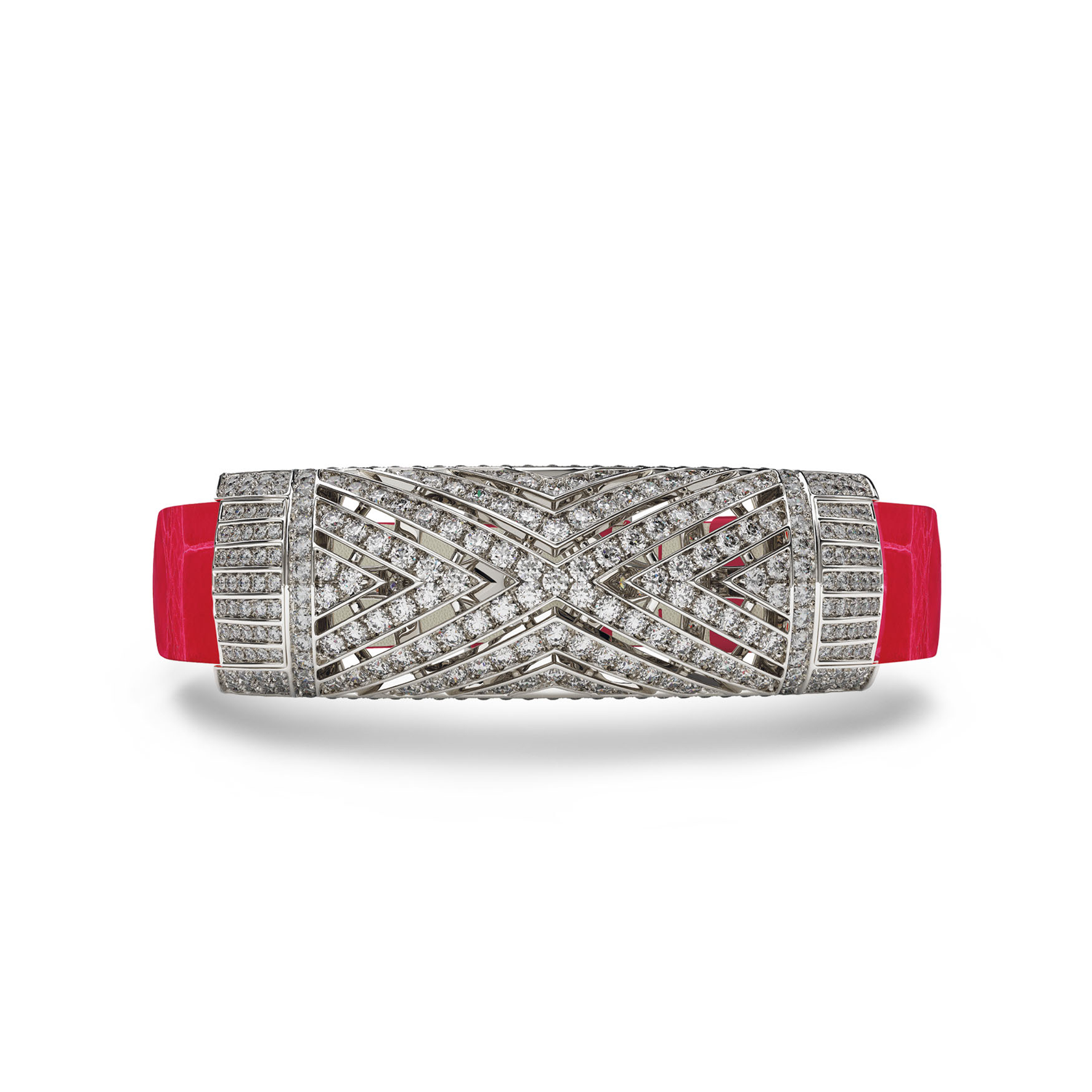 Art Deco Akari Diamonds Bracelet Pink