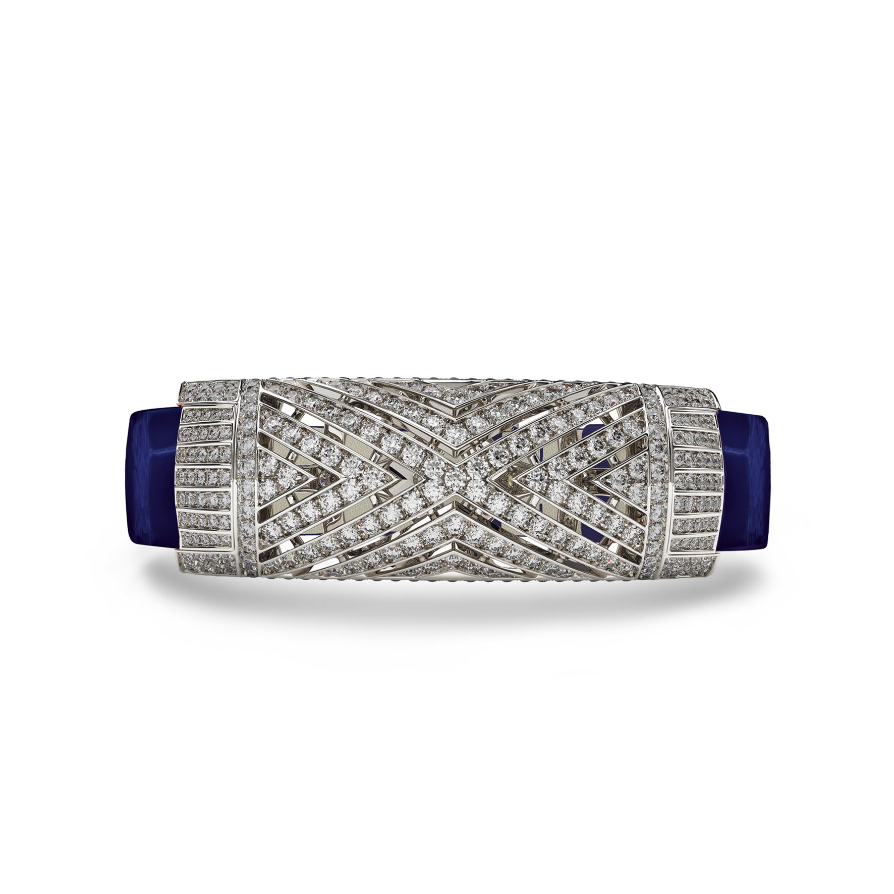 Art Deco Akari Diamonds Bracelet Blue