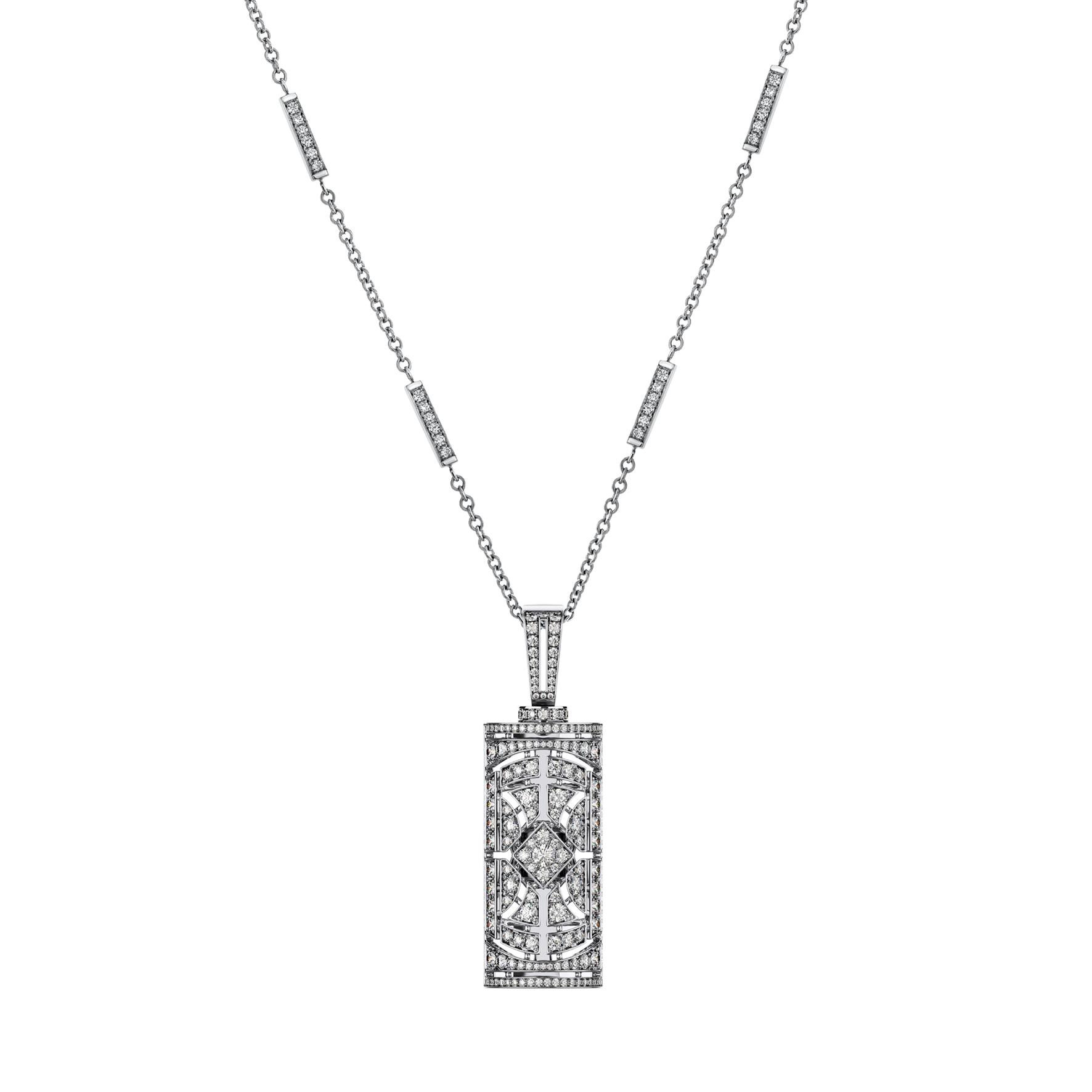 Art Deco Khalifa Diamonds Pendant