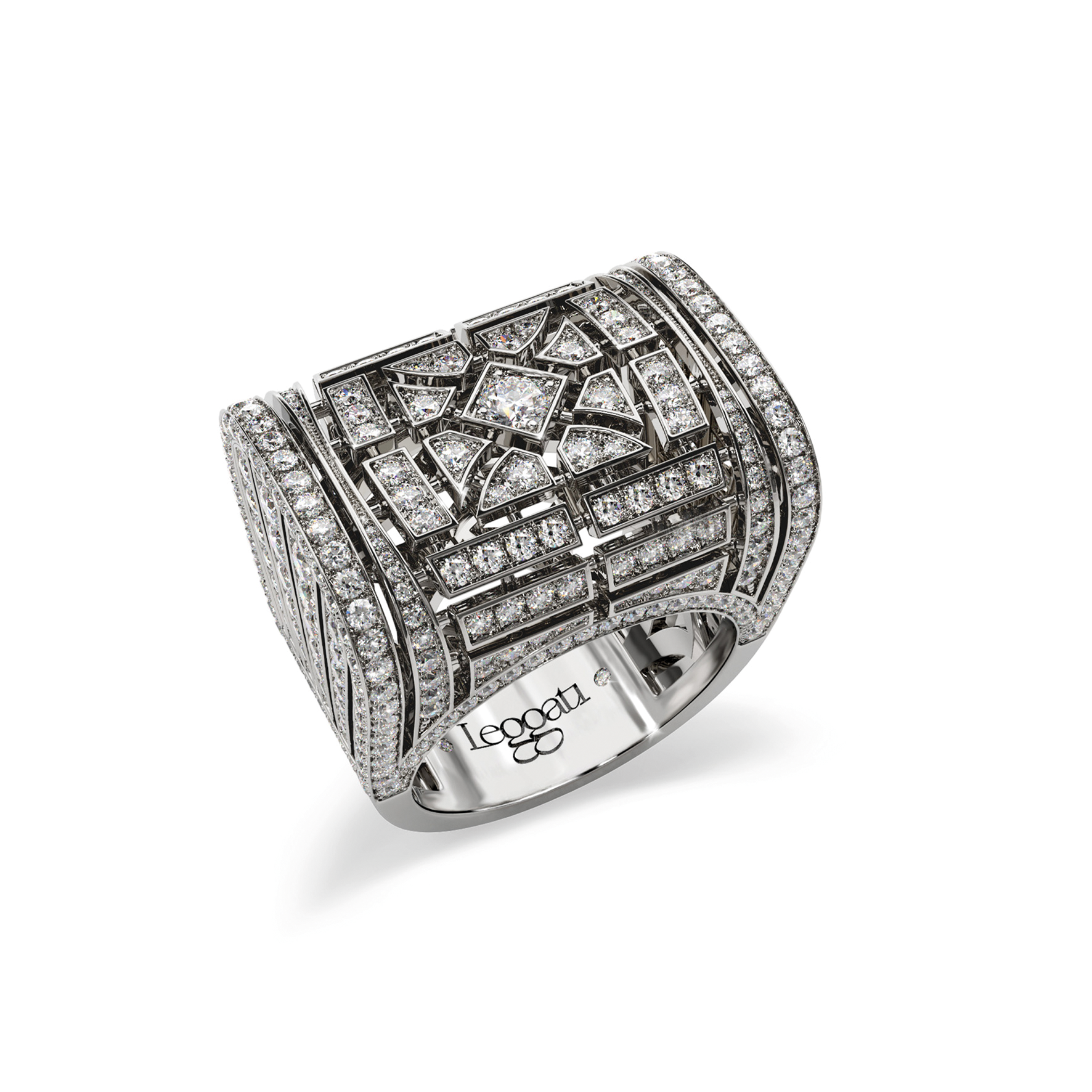 Art Deco Khalifa Diamonds Ring