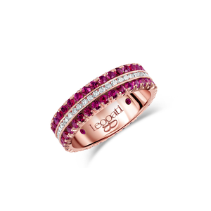 Journey Rubies Edge Wedding ring