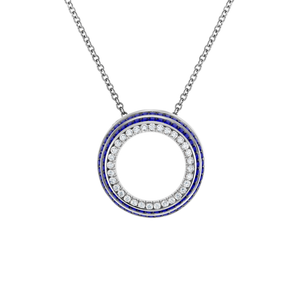 Five Senses Flavour Blue Sapphires Pendant