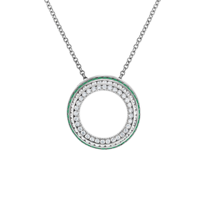 Five Senses Vision Emeralds Pendant