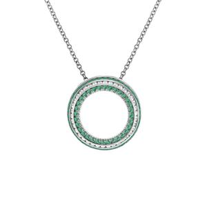 Five Senses Echo Emeralds Pendant