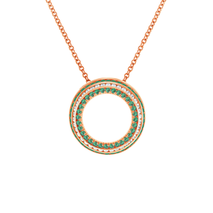 Five Senses Echo Emeralds Pendant