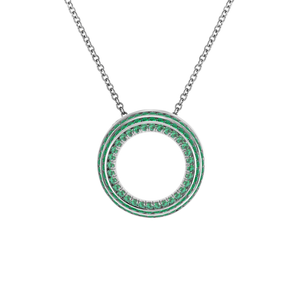 Five Senses Aroma Emeralds Pendant