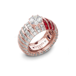 Princess Escape TripleCrown Rubies Engagement Ring