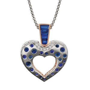 Ladybird Blue Sapphires Pendant